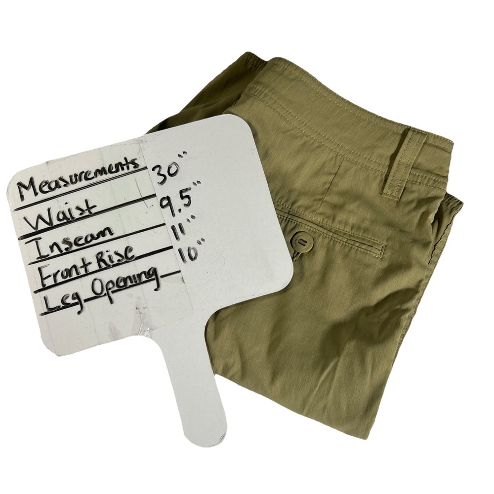 Patagonia Shorts Men's 30 Tan 9.5" Wavefarer Walk Shorts Drawstring Beach *Flaw*